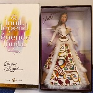 BARBIE Mattel Canada Inuit Legend Collector Barbie Signed by Christy Marcus